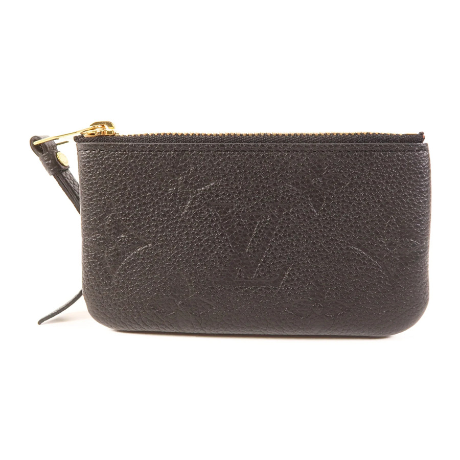 Louis Vuitton Monogram Empreinte Key Pouch, Black